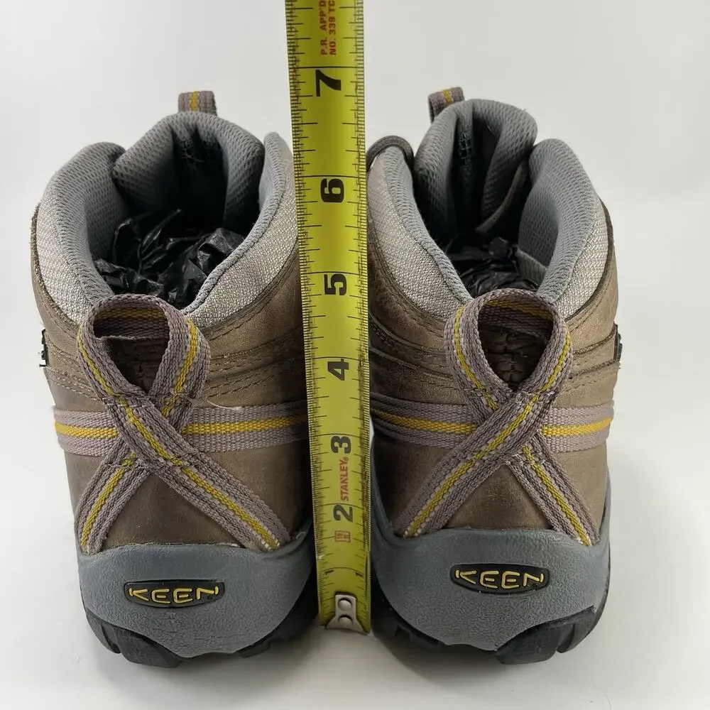 KEEN Targhee II Mid Brown Boots Womens Size 9 Waterproof Trail Hiker Comfort